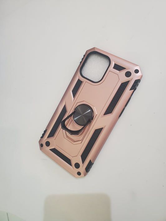 Rose Gold Anti Drop Hybrid Case For iPhone 12/12 Pro