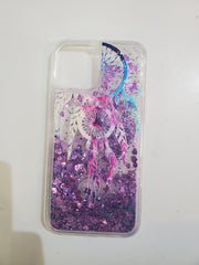 Iphone 12 Pro Max purple sparkling case