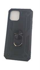 OTCR Black Anti-Drop Hybrid Case for iPhone 12/12 Pro