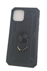 OTCR Black Anti-Drop Hybrid Case for iPhone 12/12 Pro