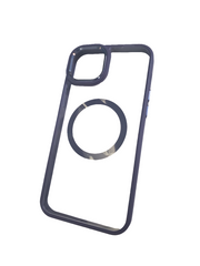 Midnight Blue Matt Hybrid Case for iPhone 14/15 Plus