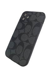 TPU Black C Texture Case For iPhone 12/12 Pro