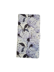 Purple Floral Wallet Case For iPhone 12 Pro Max