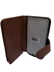 POU Brown 9 Card Holder Leather case for iPhone 7/8/SE