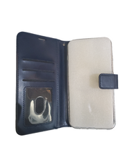 Navy wallet case for iPhone 14/15 Plus