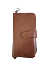 POU Brown 9 Card Holder Leather case for iPhone 7/8/SE