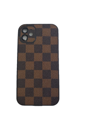 Iphone 11 TPU Brown Checker