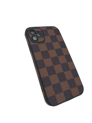 Iphone 11 TPU Brown Checker