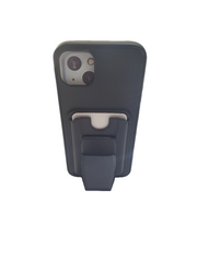 Black Card Holder Case with Kickstand for IPhone 14/15 Plus