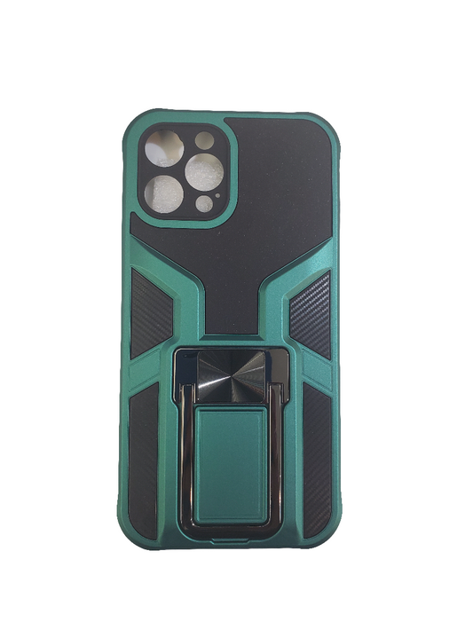 Hunter Green Ring Stand Case For iPhone 12 Pro Max