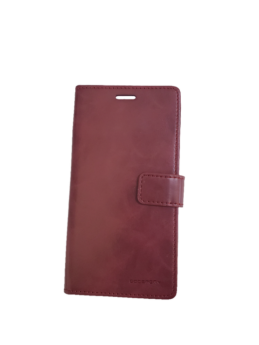 Iphone 11 Wine Leather wallet case