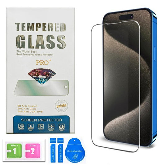 iPhone 16 Premium Tempered Glass Screen Shields