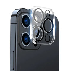iPhone 14 Pro 6.1 inch / 14 Pro Max 6.7 inch Camera Lens Protector Tempered Glass Full Size Protective Film, Black Ring Version