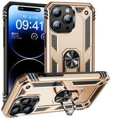 iPhone 16 Pro Max Shockproof TPU Hybrid PC Phone Case with Holder