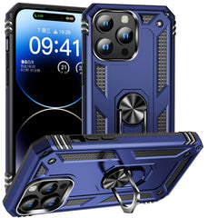 iPhone 16 Pro Max Shockproof TPU Hybrid PC Phone Case with Holder