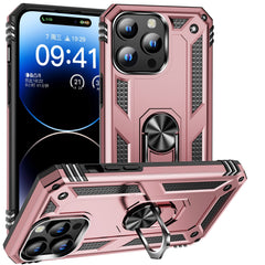 iPhone 16 Pro Max Shockproof TPU Hybrid PC Phone Case with Holder