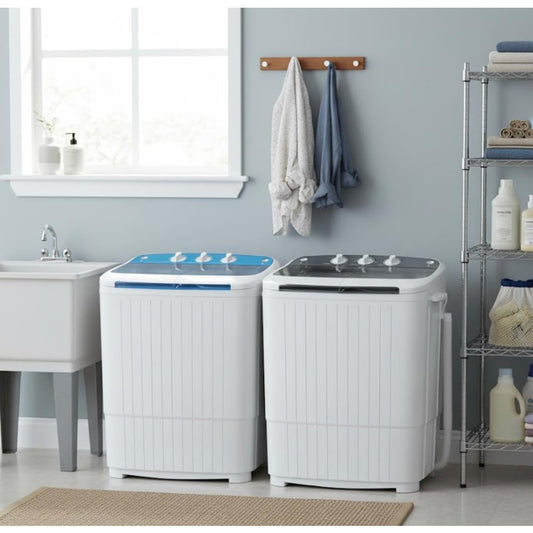 Portable Washing Machine 18 lbs - Twin Tub Washer Dryer Combo