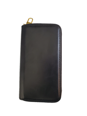 POU Black zipper Wallet for iPhone 7/8/SE