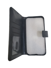 Black wallet case for iPhone 14/15 Plus