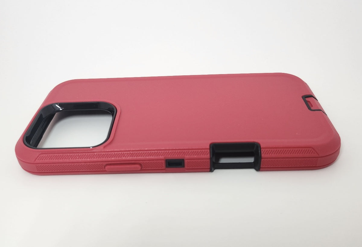 Red Triple Protection Case for Apple iPhone 16