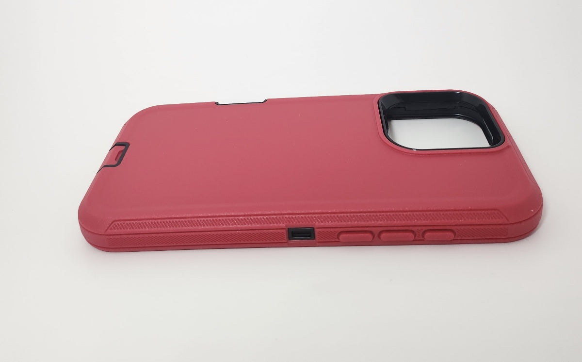 Red Triple Protection Case for Apple iPhone 16